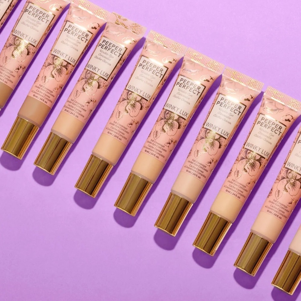 Winky Lux Peeper Perfect Under-Eye Concealer Neutral Beige Full Coverage NEW